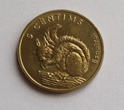 Andora 5 centymów, 2002 Wiewiórka