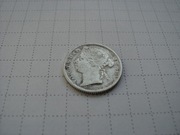 Straits Settlements 10 centów 1887, srebrna moneta srebro