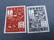 1942 OBÓZ II C WOLDENBERG -  Fi 6cx2(*), Wdowa i Pocztylion