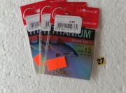 Haczyki wedkarskie Titanium Sode nr.12 / 10 szt.