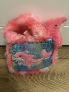 Delfin torebka z maskotką , różowa Aurora