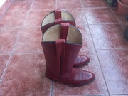 Buty kowbojki wiśniowe rozmiar 42