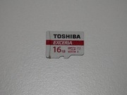 Toshiba Exceria Karta pamięci Micro SD HC 16GB do telefonów 