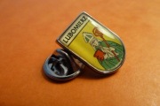 Lubomierz Pow. Lwówek Śląski Herb pin przypinka
