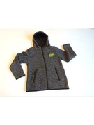 bluza rozpinana z kapturem  r. 128 / 134 lekko ocieplana 