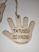 Rączka Dziecka Jedź Ostrożnie Mama Tata Okazja