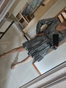 Michael Kors  _ Sukienka srebrna M 