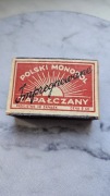 Polski monopol zapałaczany - impregnowane oryginalne 1925.