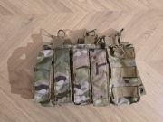 Ładownica na magazynki 4+4 molle multicam ASG