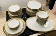 Serwis obiadowy Hutschenreuther złoto i platyna
