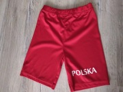 SZORTY krótkie spodenki POLSKA sportowe chłopięce r. 128 8 lat