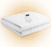 Koc ELEKTRYCZNY bawełna 80 cm x 150 biały