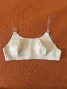 Biustonosz z przezroczystymi ramiączkami i tyłem, rozmiar S