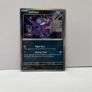 Karta Pokemon TCG Sableye HOLO Paldea Evolved