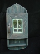 SZAFKA DREWNIANA KUCHENNA WISZĄCA DREWNO