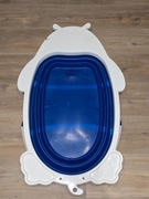 Wanienka SILIKONOWA dla dzieci, składana, turystyczna, z odpływem.