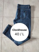Dżinsy jeansy jeansowe spodnie damskie Clockhouse 40 skinny
