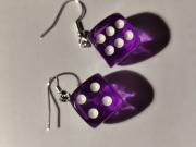 Kolczyki kości do gry 