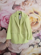 Marynarka limonkowa Sinsay nowa XXS XS S