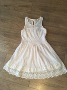 Gipiurowa biała sukienka rozm.S