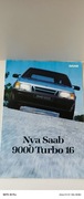 Prospekt Saab 9000 turbo z 1984 rok
