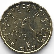 Słowenia 20 euro cent 2009