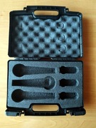 Walizka na 3 mikrofony SM58, Beta 58, PG48, PG58, SV100 -plastikowe pudełko