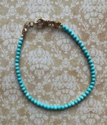 Bransoletka z naturalnym turkusem