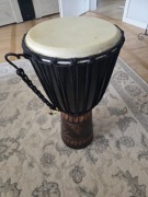 Djembe bęben drewno skóra