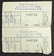 Warszawa 1976, Teatr Mały / Narodowy 2 bilety 