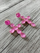 Nowe kolczyki z kryształami By Dziubeka 