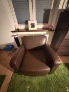 Fotel skórzany klubowy