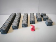 Gabiony zestaw miniatur Makieta Diorama Sci-fi Wargaming 