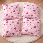 Zestaw poszewek na poduszki serca walentynki 