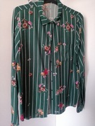 Butelkowa zieleń damska koszula cropp M koszula 