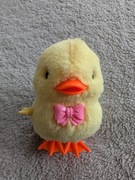 Pluszowa zabawka interaktywna nakręcany skaczący kurczak jak nowa nowy