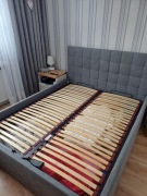 Sprzedam łóżko z materacem firmy Koło  160/200  w szarym kolorze