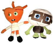 Maskotki Serce i Rozum z reklamy TP oryginalne 