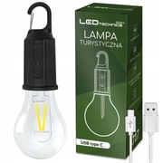 ŻARÓWKA AWARYJNA na brak prądu - LED, akumulatorowa, ładowanie Typ-C