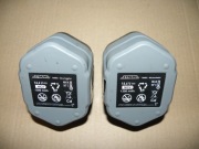 2x Akumulator STHOR 79085 18V 1.5Ah - USZKODZONE