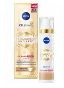 NIVEA LUMINOUS PRZECIW PRZEBARWIENIOM KREM CC SPF 30, ODCIEŃ 02/MEDIUM,40ml