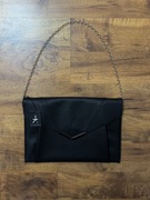 Torebka kopertówka czarna na łańcuszku torebeczka A4 Atmosphere