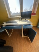 IKEA biurko niebieskie