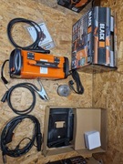 ZESTAW SPAWARKA MIGOMAT MIG FCAW MMA 250A FLUX GAZ PODŚWIETLENIE BLACK