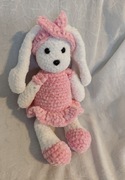 Zajączek, maskotka, lalka szmacianka, przytulanka - rękodzieło 