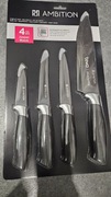 NOŻE ZESTAW NOŻY STALOWYCH z powłoką ceramiczna nóż AMBITION KOMPLET 4 el