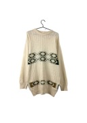 Wełniany sweter shetland, rozmiar XL, stan bardzo dobry