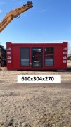 Kontener biurowy handlowy pawilon gastronomiczny mieszkalny 600x300x270