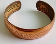 Bransoletka miedziana  prozdrowotna