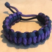 Bransoletka paracord - S/M - regulowane zapięcie 